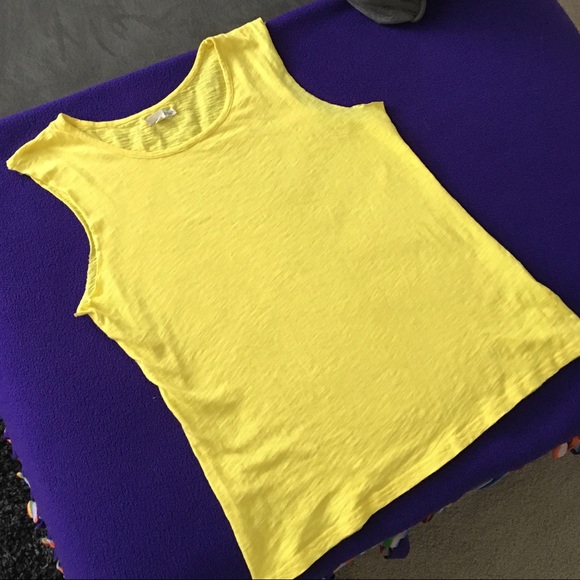 Ba & sh Yellow Muscle Tank - Picture 5 of 14